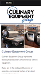 Mobile Screenshot of culinaryequipmentgroup.com